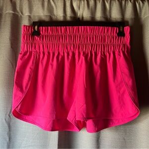 No Boundaries Hot Pink Athletic Shorts